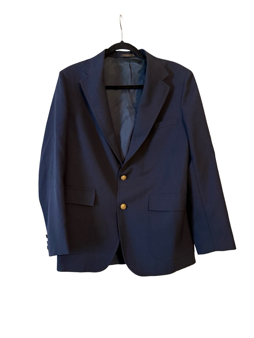 Nordstrom Navy Sport Coat with Gold Buttons